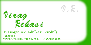 virag rekasi business card